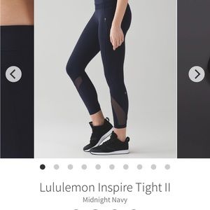 Lululemon inspire tight size 4